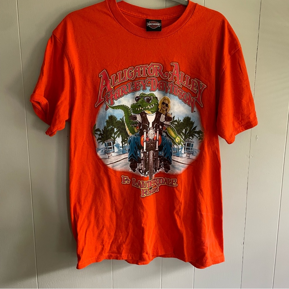 Harley Davidson alligator alley TShirt
